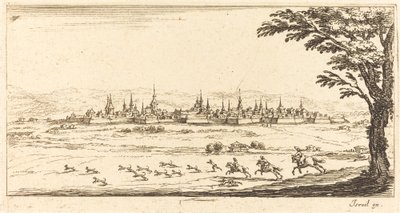 Veduta di Nancy da After Jacques Callot