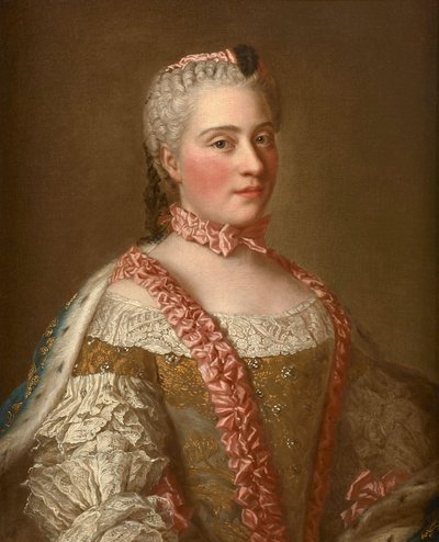 Dopo Jean Étienne Liotard - Ritratto di Marie-Josèphe de Saxe da after Jean Etienne Liotard