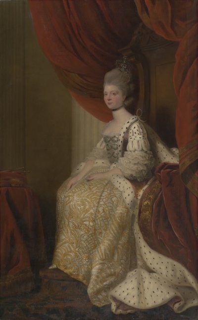 Carlotta Sofia di Meclemburgo-Strelitz (1744-1818), regina consorte di Giorgio III da after Joshua Reynolds