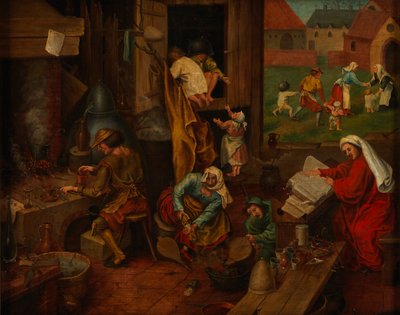 Un alchimista da After Pieter Brueghel the Elder