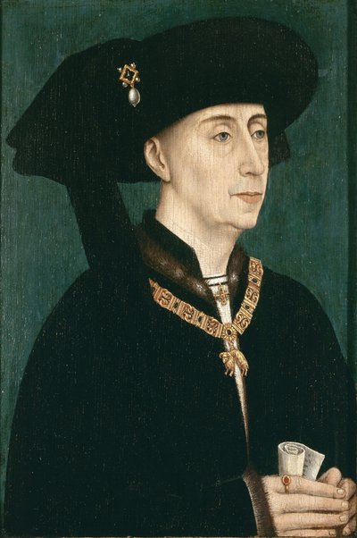 Ritratto di Filippo il Buono (1396-1467) da After Rogier van der Weyden
