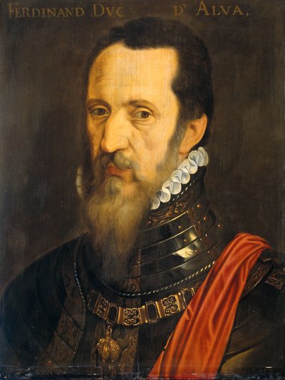 Ritratto di Fernando Álvarez de Toledo, duca di Alba da After Willem Key