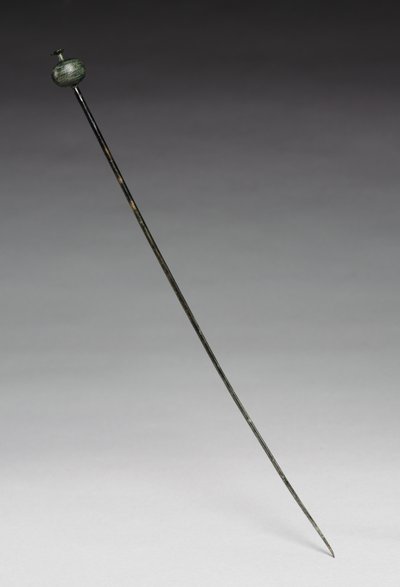 Spilla per indumenti, c.1400 a.C. (bronzo fuso e lavorato) da Age Bronze
