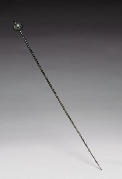 Spilla per indumenti, c.1400 a.C. (bronzo fuso e lavorato) da Age Bronze
