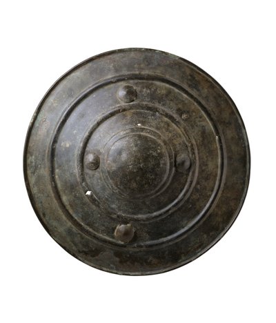 Scudo di Wittenham, da Long Wittenham, Oxfordshire, tarda età del bronzo, c.1200 a.C. (bronzo) da Age Bronze