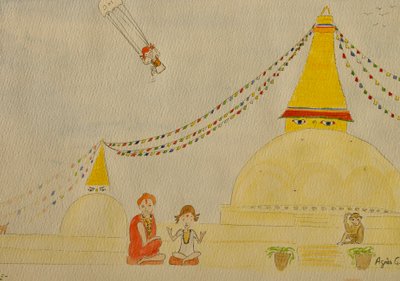 Il Viaggio, Kathmandu, 2015 da Agnes Girardon