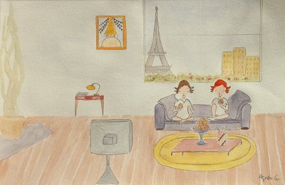 Il viaggio, soggiorno, 2015 da Agnes Girardon