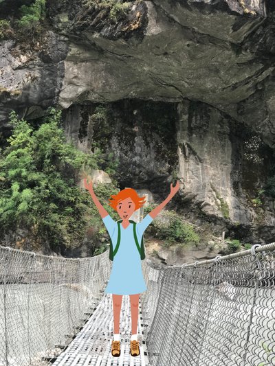 Camminando su un Ponte da Agnes Girardon