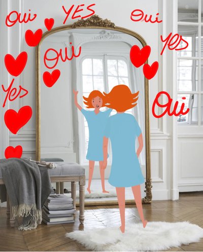 YES OUI, 2023 da Agnes Girardon