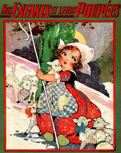 Una piccola pastorella, c.1920 (illustrazione) da Agnes Richardson