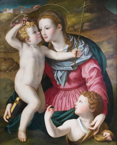 Madonna col Bambino e san Giovanni Battista da Agnolo (circle of) Bronzino