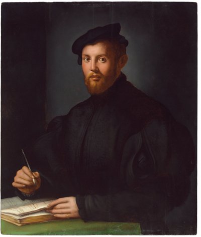 Ritratto di un giovane con un libro da Agnolo Bronzino