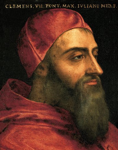 Ritratto di Papa Clemente VII da Agnolo Bronzino