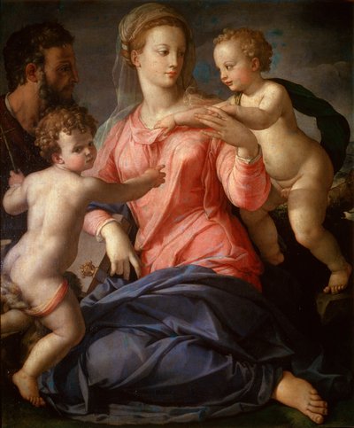 La Sacra Famiglia con il giovane Giovanni Battista, 1540 da Agnolo Bronzino