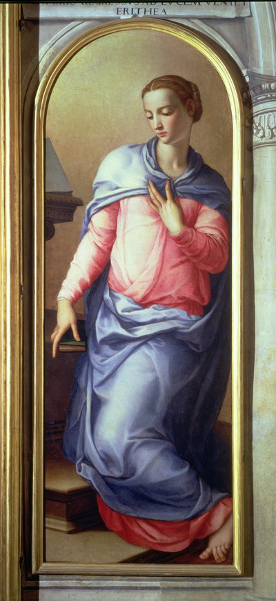 La Vergine, pannello destro di un