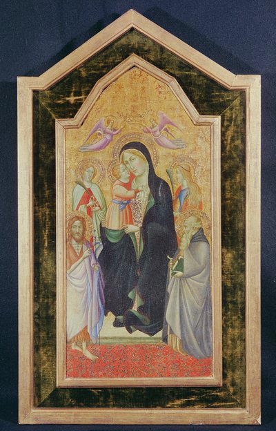 Madonna col Bambino in trono da Agnolo Gaddi