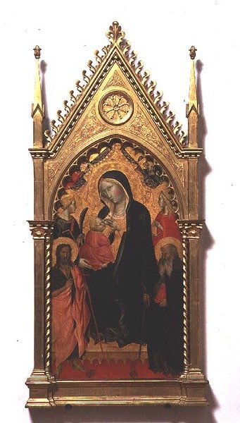 Madonna del Latte con Santi da Agnolo Gaddi