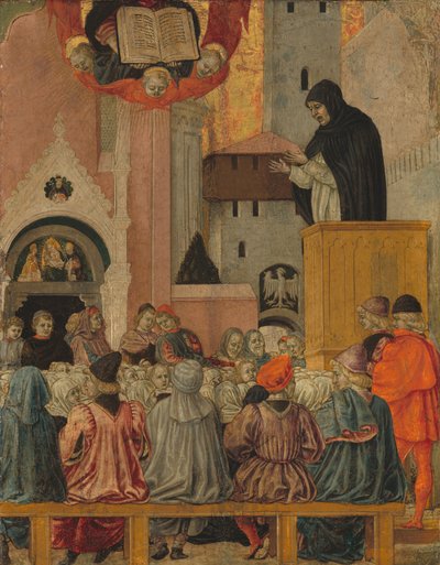 Un domenicano che predica da Agnolo degli Erri