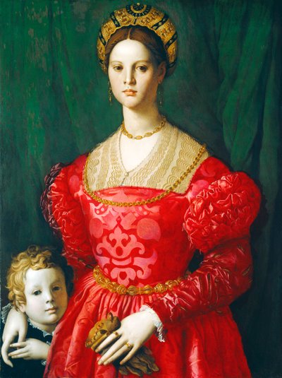 Una Giovane Donna e il Suo Bambino, c.1540 da Agnolo Bronzino