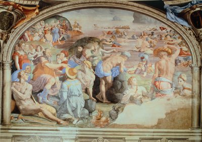 Attraversamento del Mar Rosso da Agnolo Bronzino
