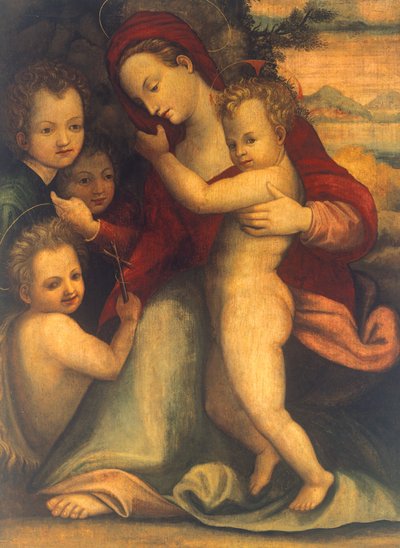 Madonna con Bambino, San Giovanni e angeli da Agnolo Bronzino