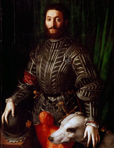 Ritratto di Guidobaldo II della Rovere (Urbino, Pesaro-1514) da Agnolo Bronzino