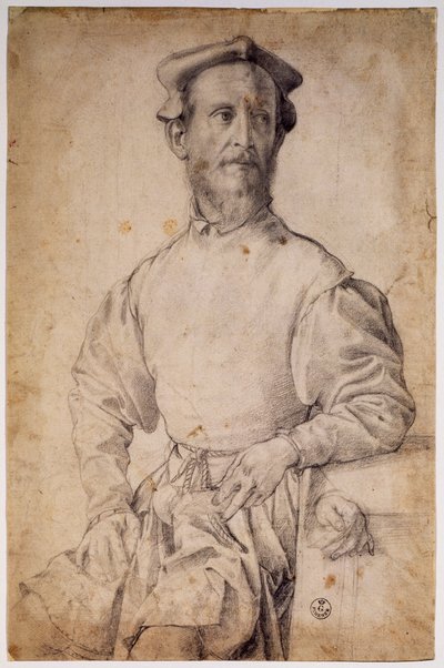 Ritratto di Pontormo da Agnolo Bronzino