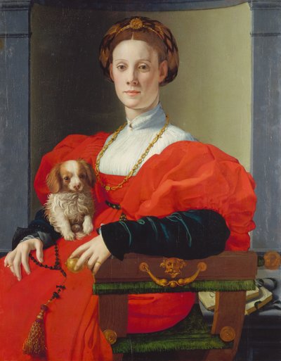 Ritratto di una Signora in Rosso, c.1533 da Agnolo di Cosimo Bronzino