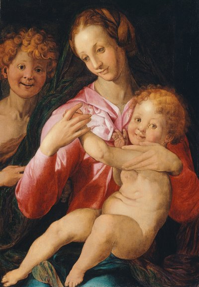 Vergine e Bambino con il giovane San Giovanni Battista da Agnolo di Cosimo Bronzino