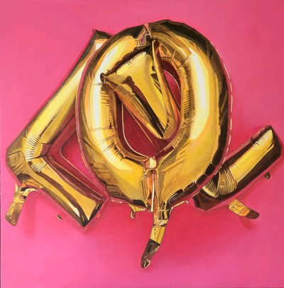 LOL, 2018 (olio su tela) da Agnès Lefèvre