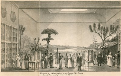 Esposizione del Messico moderno alla Egyptian Hall, Piccadilly, Londra da Agostino Aglio