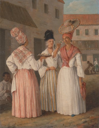 Una fioraia delle Indie Occidentali e altre due donne libere di colore, ca. 1769 da Agostino Brunias
