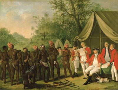 Pacificazione con lo schiavo Maroon nell