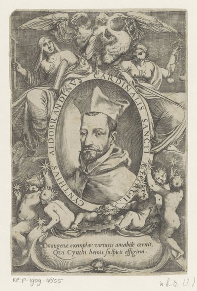 Ritratto del cardinale Cinzio Aldobrandini da Agostino Carracci (possibly)