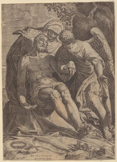 Compianto di Cristo [Pietà] da Agostino Carracci