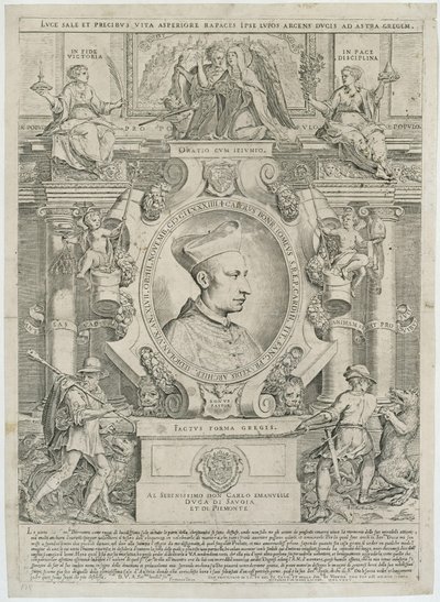 Carlo Borromeo da Agostino Carracci
