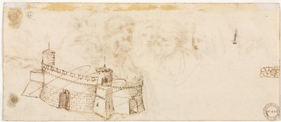 Fortezza merlata da Agostino Carracci