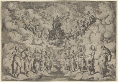 Armonia delle sfere da Agostino Carracci