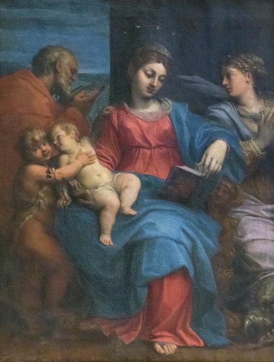 Sacra Famiglia con Santa Margherita da Agostino Carracci