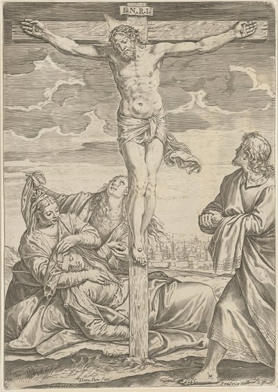 Crocifissione da Agostino Carracci