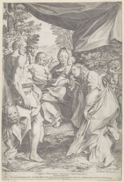 Maria con Bambino e i santi Girolamo e Maria Maddalena da Agostino Carracci