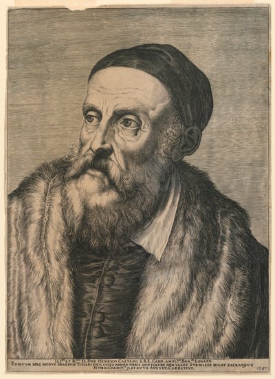 Ritratto di Tiziano da Agostino Carracci