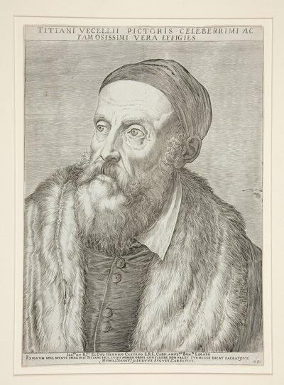 Tiziano Vecelli (Tiziano) da Agostino Carracci