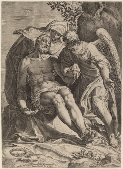 Pietà da Agostino Carracci after Veronese