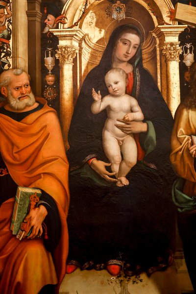 Madonna col Bambino e Santi. XVI secolo da Agostino Marti