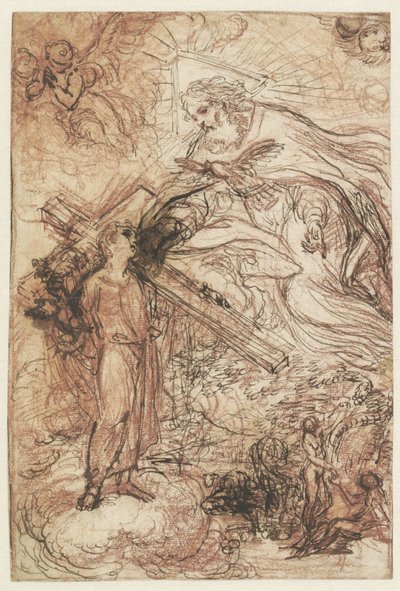 La Santa Trinità e la Caduta da Agostino Masucci (attributed to)