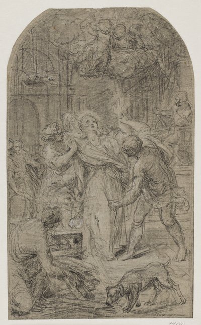 Il martirio di San Lorenzo da Agostino Masucci