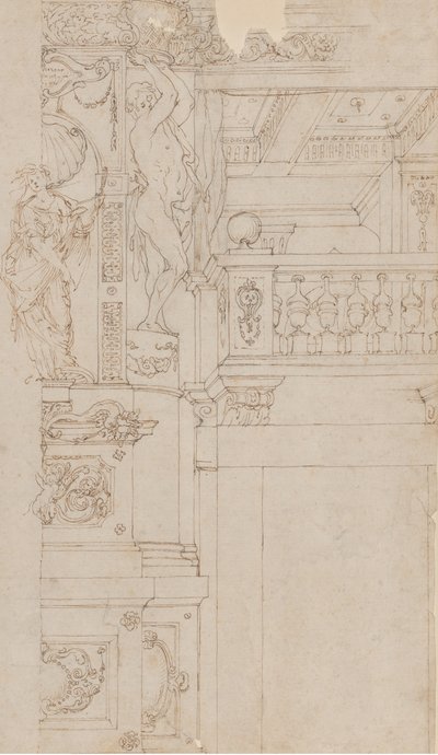Studi per le decorazioni trompe-l
