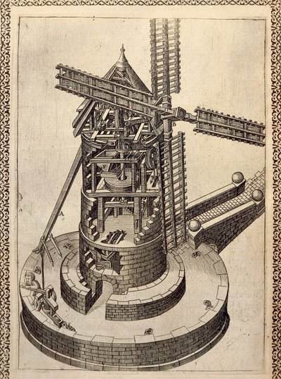 Mulino a vento da Agostino Ramelli