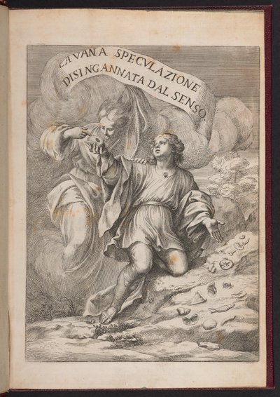 Pagina da "Speculazione vana disillusa dai sensi. Lettera di risposta sui corpi marini pietrificati che si trovano in vari luoghi terrestri" da Agostino Scilla